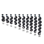 MRS Virgin Body Wave Unprocessed Human Hair Bundles 1 pc