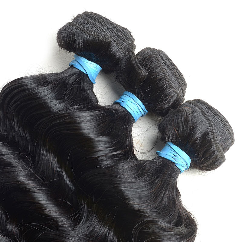 MRS Virgin Loose Wave Unprocessed Human Hair Bundles 1 pc
