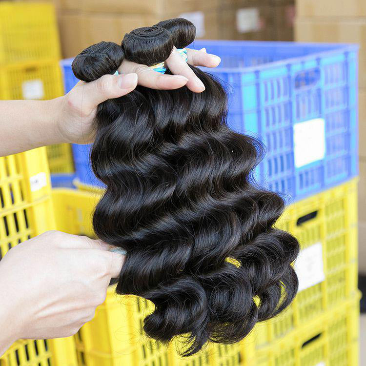 MRS Virgin Loose Wave Unprocessed Human Hair Bundles 1 pc