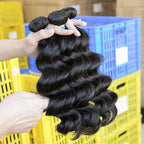 MRS Virgin Loose Wave Unprocessed Human Hair Bundles 1 pc