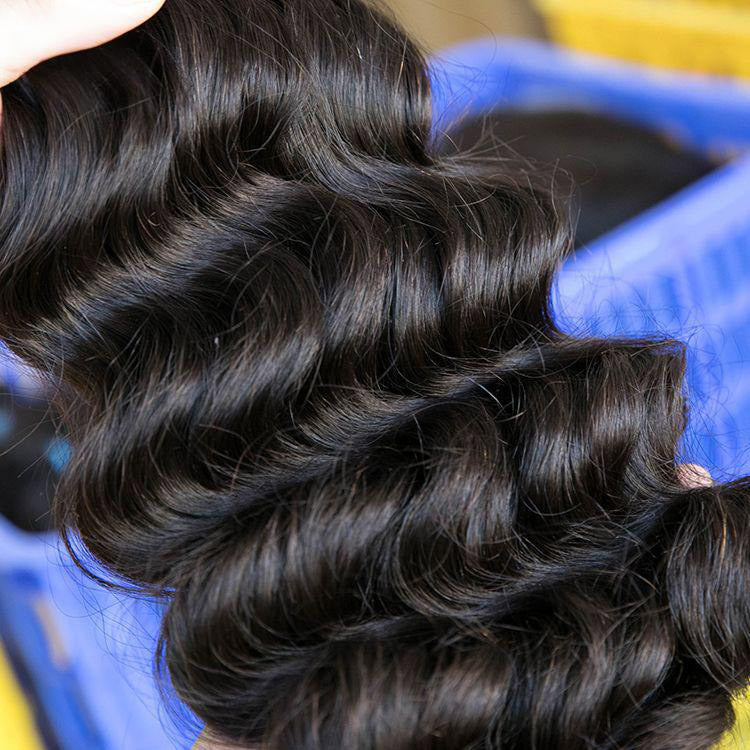 MRS Virgin Loose Wave Unprocessed Human Hair Bundles 1 pc
