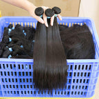 MRS Virgin Straight Unprocessed Human Hair Bundles 1 pc
