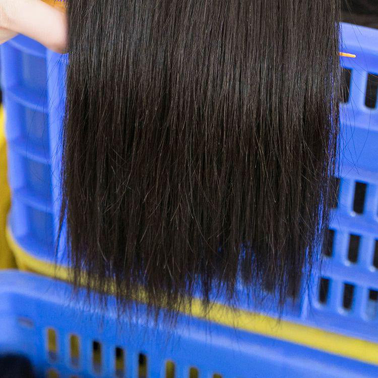 MRS Virgin Straight Unprocessed Human Hair Bundles 1 pc