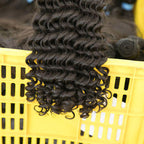 MRS Virgin Deep Wave Unprocessed Human Hair Bundles 1 pc