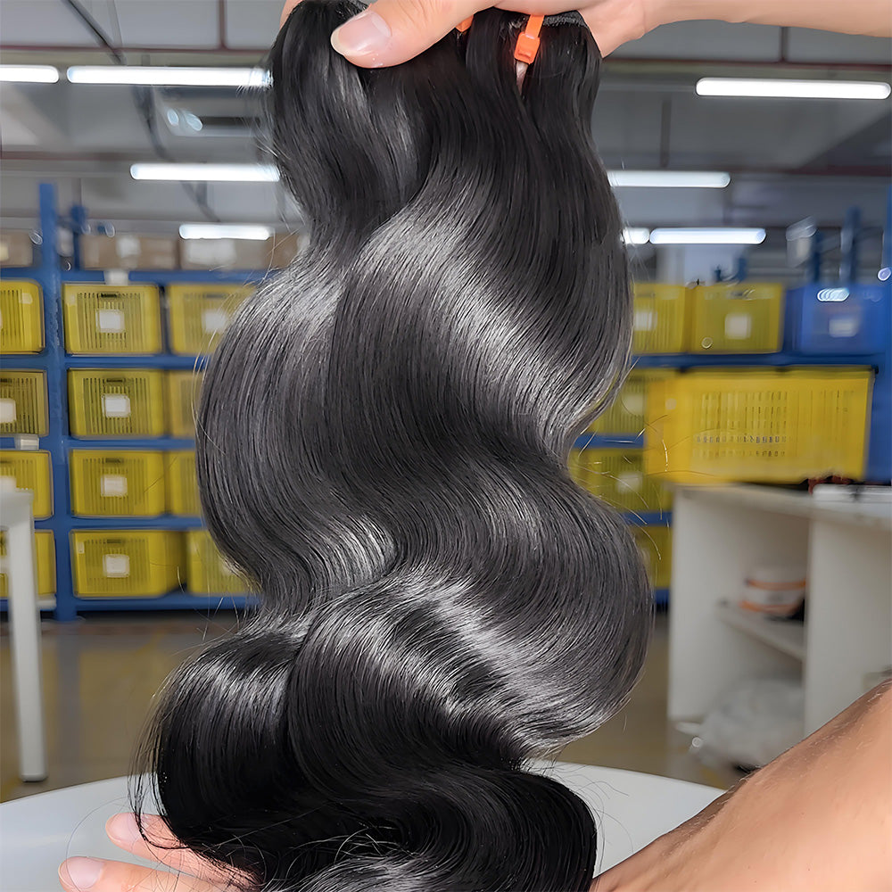 MRS Raw Loose Wave Unprocessed Human Hair Bundles 1 pc