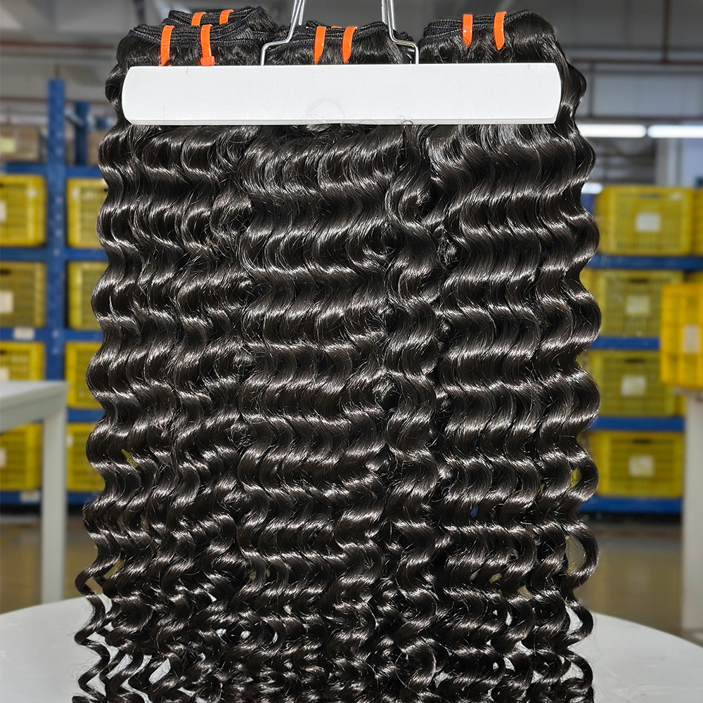 MRS Raw Deep Wave Unprocessed Human Hair Bundles 1 pc