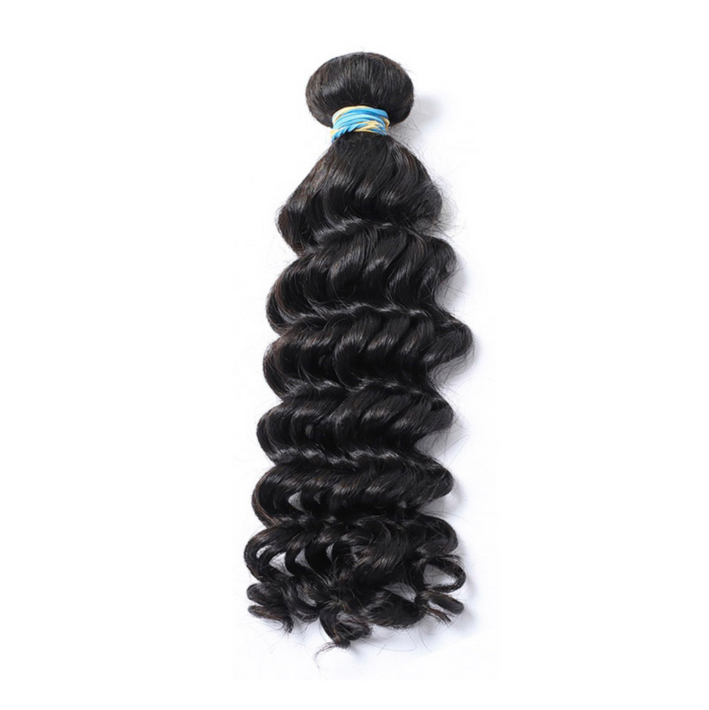 MRS Virgin Deep Wave Unprocessed Human Hair Bundles 1 pc