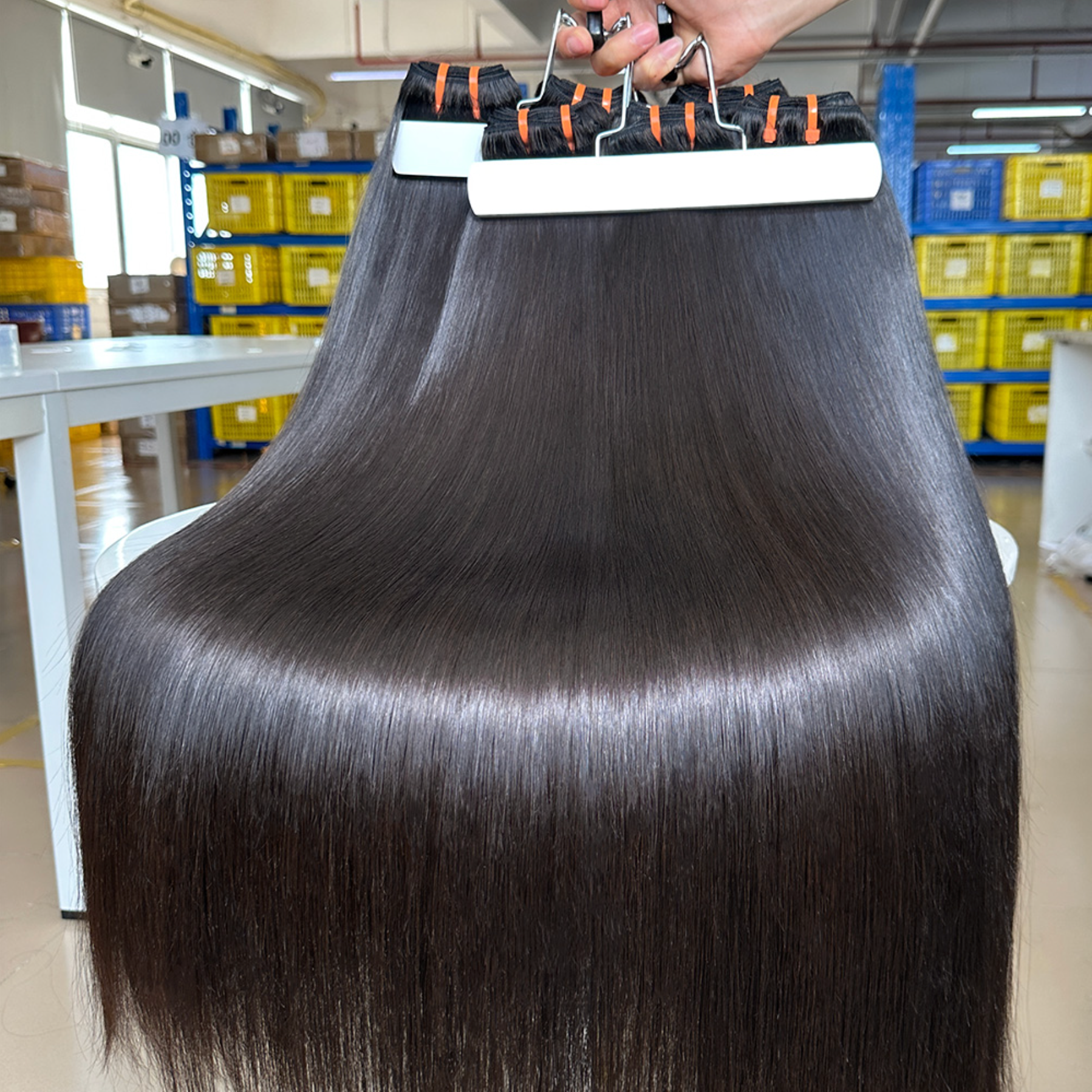 MRS Raw Straight Unprocessed Human Hair Bundles 1 pc